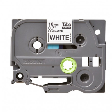 Brother TZ-241 lamineeritud teip must valgel TZe 8 m 1,8 cm