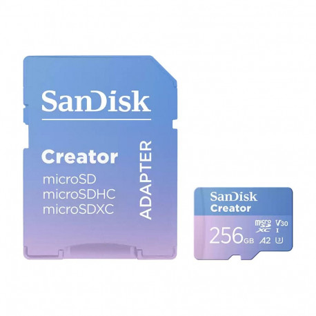 "CARD SanDisk Creator MicroSD 256GB"