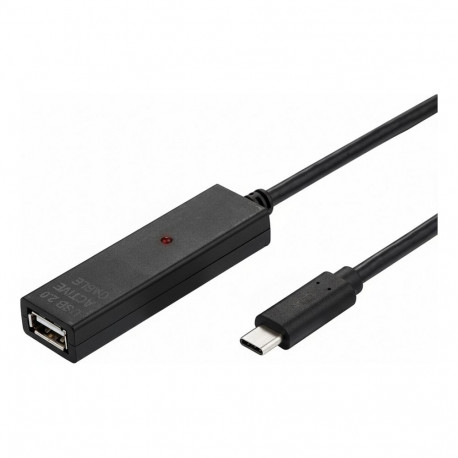 "VALUE USB 2.0 Verlngerung, aktiv, mit Repeater, A-C, schwarz, 10 m"