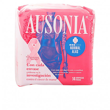 Ausonia hügieenisidemed normaalsed tiibadega 14tk