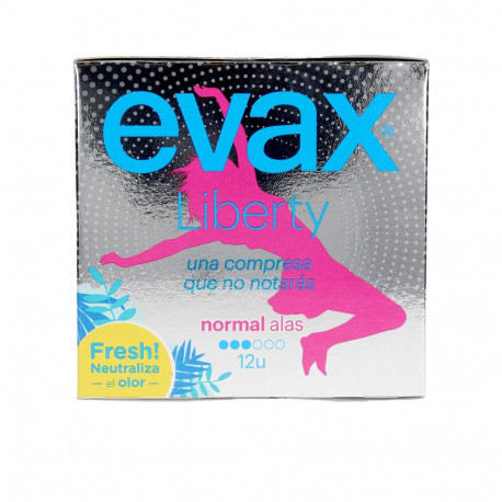 EVAX LIBERTY compresas normal alas 12 u