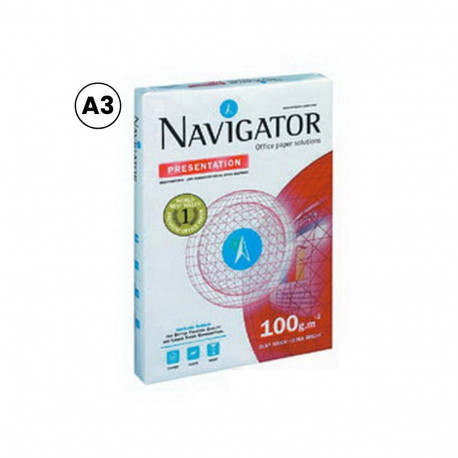 Koopiapaber Navigator Presentation A3 100g/m2, 500 lehte