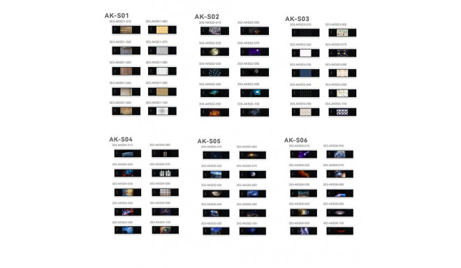 Godox Slide Filter Full Set (60 pcs)