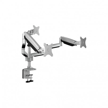 "ICY BOX IB-MS505-TI Monitorständer mit Tischhalterung für drei Monitore bis zu 32"" (81 cm)"