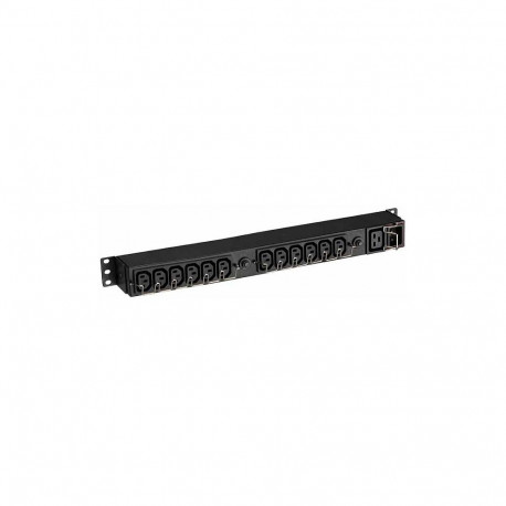 "EATON Rack Flex PDU Basic 1U 16A 230V C20 Output 12 C13 1 C19 with 2 circuit breaker"
