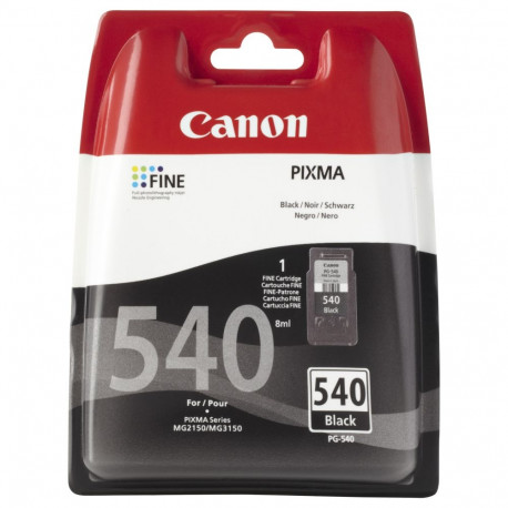 "Canon Ink PG-540 PG540 Black Schwarz Blister mit Alarm (5225B004)"