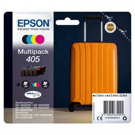 "EPSON 2LB Multipack 4-colours 405 DURABrite Ultra Ink w/s"