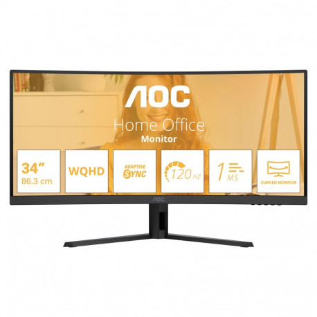 "AOC 86,3cm (34"") CU34B3E 21:09 HDMI+DP Curved black"