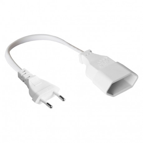 "Good Connections Euro-Verlängerung weiß 1m"