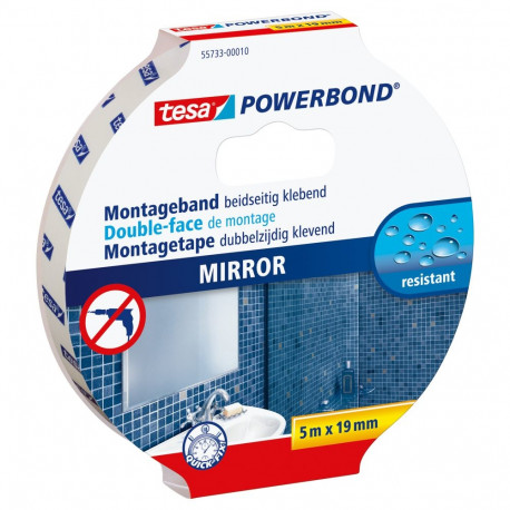 tesa montaažiteip Powerbond peegli 5m 19mm