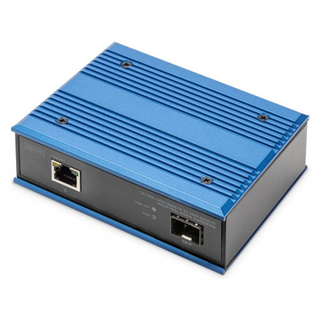 "10/100/1000 Base-TX to 1000 Base-FX Industrial MediaCo"
