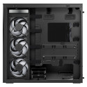"Arctic Xtender (Black) black window with GPU vertical mount"