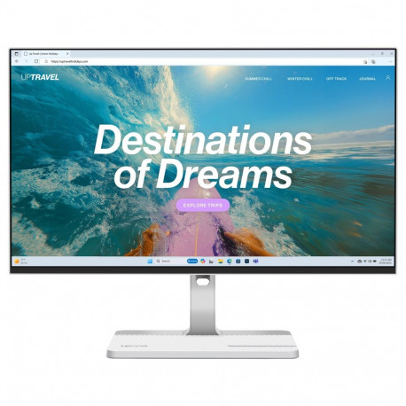 Lenovo L24D-4C ärimonitor - pilvehall - 23,8" Full-HD, IPS, 144Hz, 250 Nits, HDMI, USB-C, DP