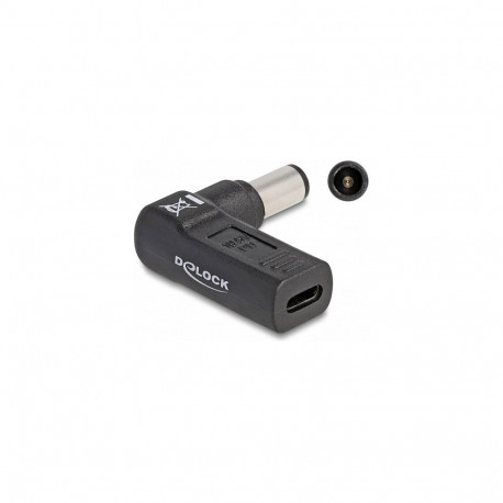 "Adapter für Notebook Ladekabel USB Type-C™ Buchse zu Dell 7,4 x 5,0 mm Stecker 90° gewinkelt"