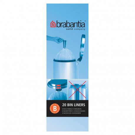 "Brabantia PerfectFit Müllbeutel Typ B, 5 L, 20 Stck"