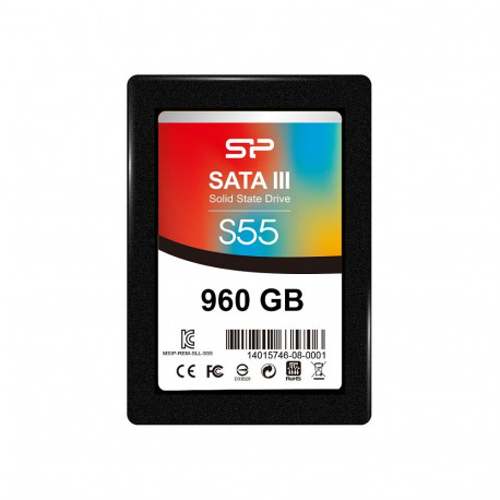"2,5"" 960GB Silicon Power SATAIII S55 3D NAND Black"