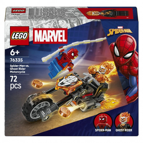 LEGO 76335 Marvel Super Heroes Spider-Man vastu Ghost Rider oma mootorrattal