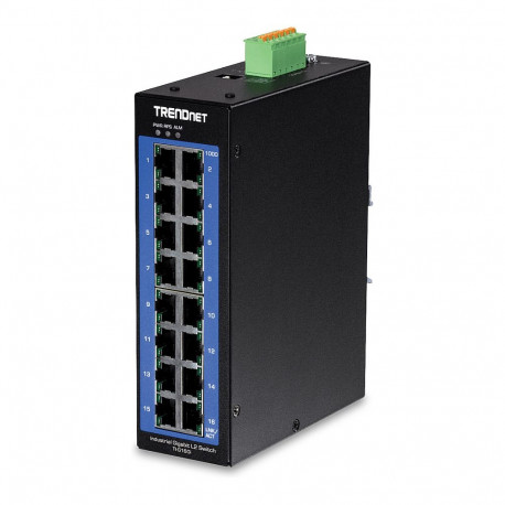 "TRENDnet TI-G160i 16Port DIN-Rail Switch Industrial Gigabit L2 Managed"