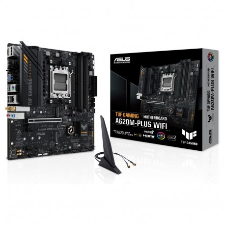 "MB ASUS TUF GAMING A620M-PLUS WIFI (AMD.AM5.DDR5.mATX)"