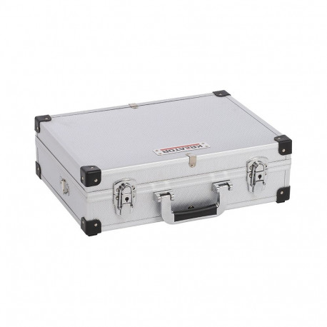 Tööriistakohver alumiiniumist t420x300x125mm, SILVER Kreator