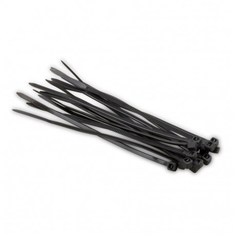 Kreator KRT556007, mustad nailonist kaablisidemed, 2,5x100mm, 100tk, 8kg, -10°C kuni 85°C
