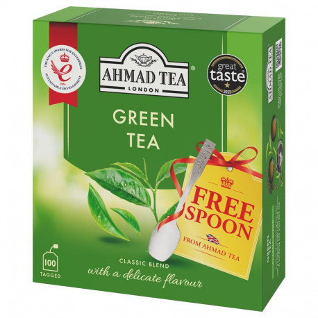 Green tea AHMAD Classic 100 pcs in a box without an envelope