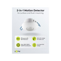 Goobay 2-in-1 Motion Detector, white
