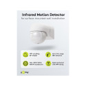 Goobay Motion Detector, tiltable/swivelling, white
