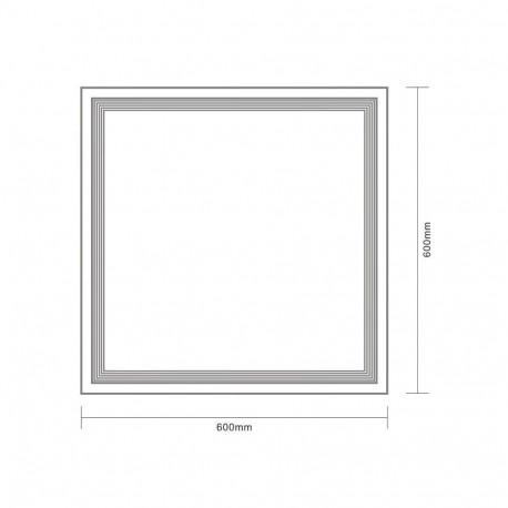 LED PANEL LIGHT 6060 36W 70LM/W IP20
