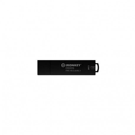 Kingston Technology IronKey 64GB D500S FIPS 140-3 Lvl 3 AES-256