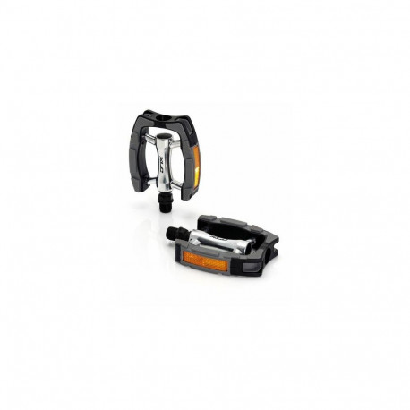 XLC 2501840300 bicycle pedal Black, Orange, Silver
