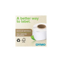 DYMO Authentic LabelWriter Durable Labels | 25mm x 25mm | White Poly | 2 Rolls of 850 (1,700 Self-Ad
