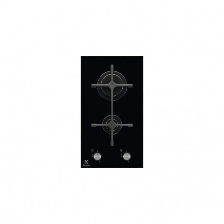 Electrolux EGC3322NVK Black Built-in 29 cm Gas 2 zone(s)