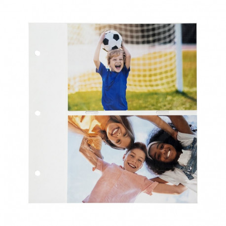 Focus Coffee Table Refillsheets Pockets 10x15 white for 24,5x27cm