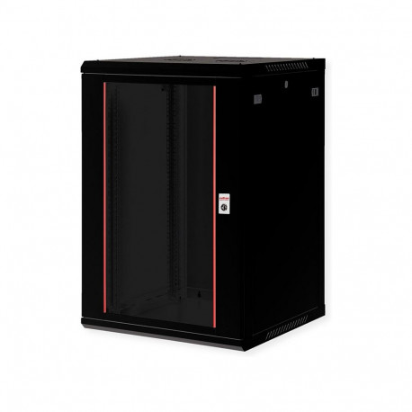 Roline seinakapp 19-Zoll Basic Plus 18HE 600x600 BxT, must