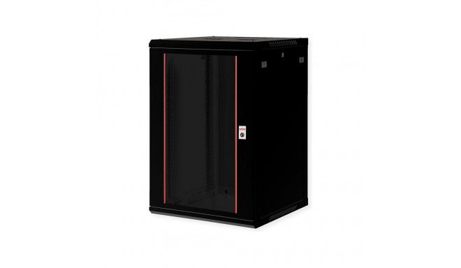 Roline seinakapp 19-Zoll Basic Plus 18HE 600x600 BxT, must