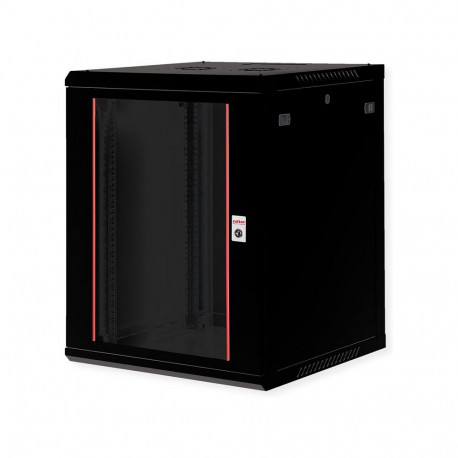 "ROLINE 19-Zoll Wandgehuse Basic Plus 15HE, 600x600 BxT schwarz"