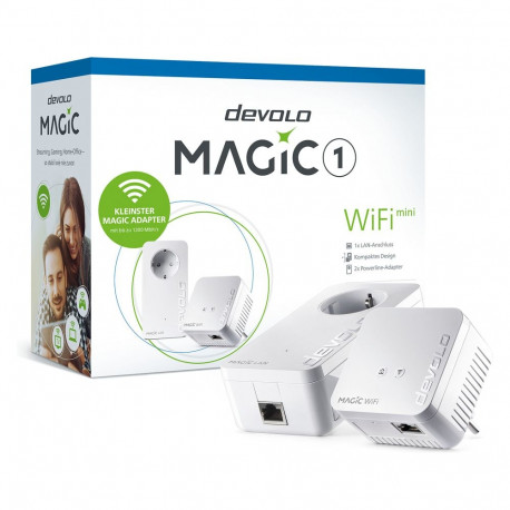Devolo stardikomplekt Magic 1 WiFi 2-1-2 mini Powerline + WLAN, 2 adapterit