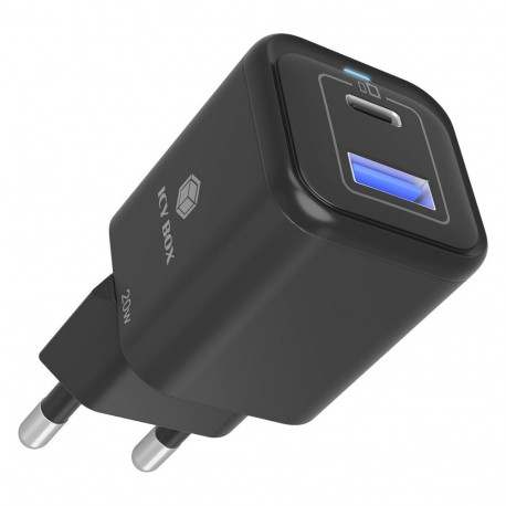 "2-Port IcyBox USB 20W für Mobilgeräte"