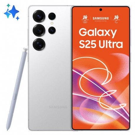 """Samsung Galaxy S25 Ultra S938 5G Dual Sim 12GB RAM 1TB - Titanium Whitesilver"""