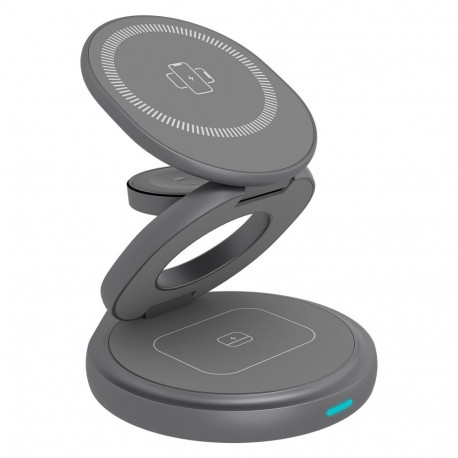 "ICY BOX 3-in-1 Magnetische Ladestation Apple Watch/ IPhone/ AirPods Faltbar"