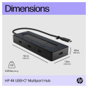 HP multiport-jaotur D 4K USB-C (P)
