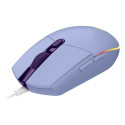 Logitech G102 Lightsync EER, sirelililla