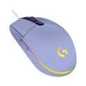Logitech G102 Lightsync EER, sirelililla