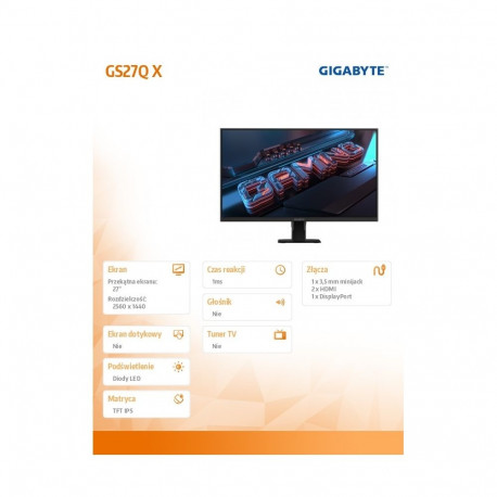Monitor 27-tolline GS27Q X WQHD IPS HDMIx2 DPx2 240HZ