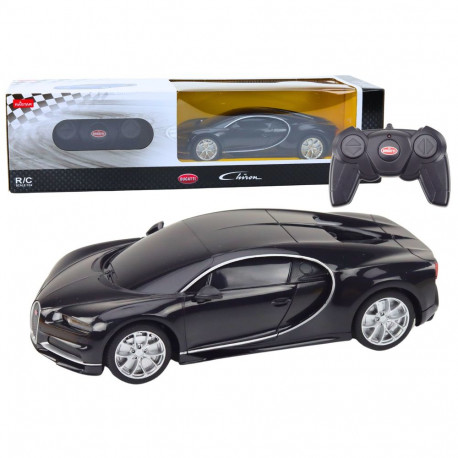 Auto Bugatti Veyron Chiron Samochód Zdalnie Sterowany RC Czarny 1:24