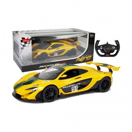 Auto McLaren P1 GTR Samochód Zdalnie Sterowany RC Rastar Żółty 1:14