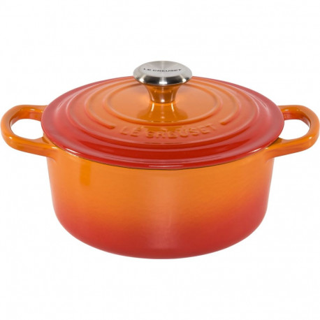 Le Creuset kasarool Signature ümmargune malmist 18cm, vulkaaniline
