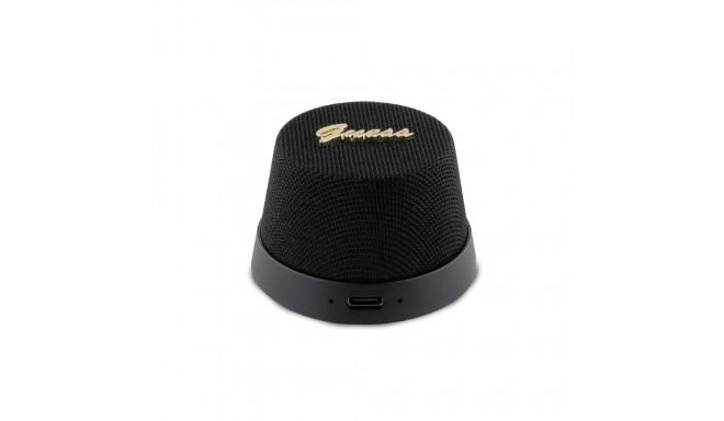 Guess Magnetic Script Metal Bluetooth speaker - black