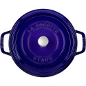Staub Round Cocotte, 24cm Dark Blue, Cast Iron